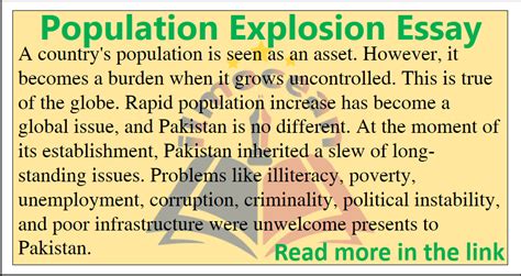 Population Explosion: Boon or Bane - CSS Essay - Askedon